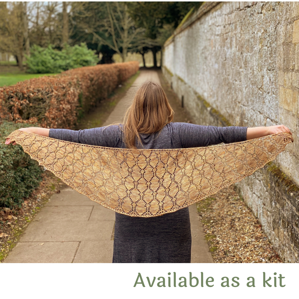 One Skein Shawl Knitting Pattern  - When in Rome (from the 'Shades of...' C
