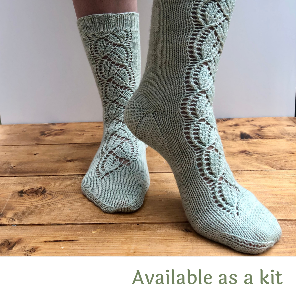 Summer Vine Socks - PDF Knitting Pattern