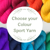 <!---001--->Sport Weight Yarn - Dyed to order in a colour of your choice.