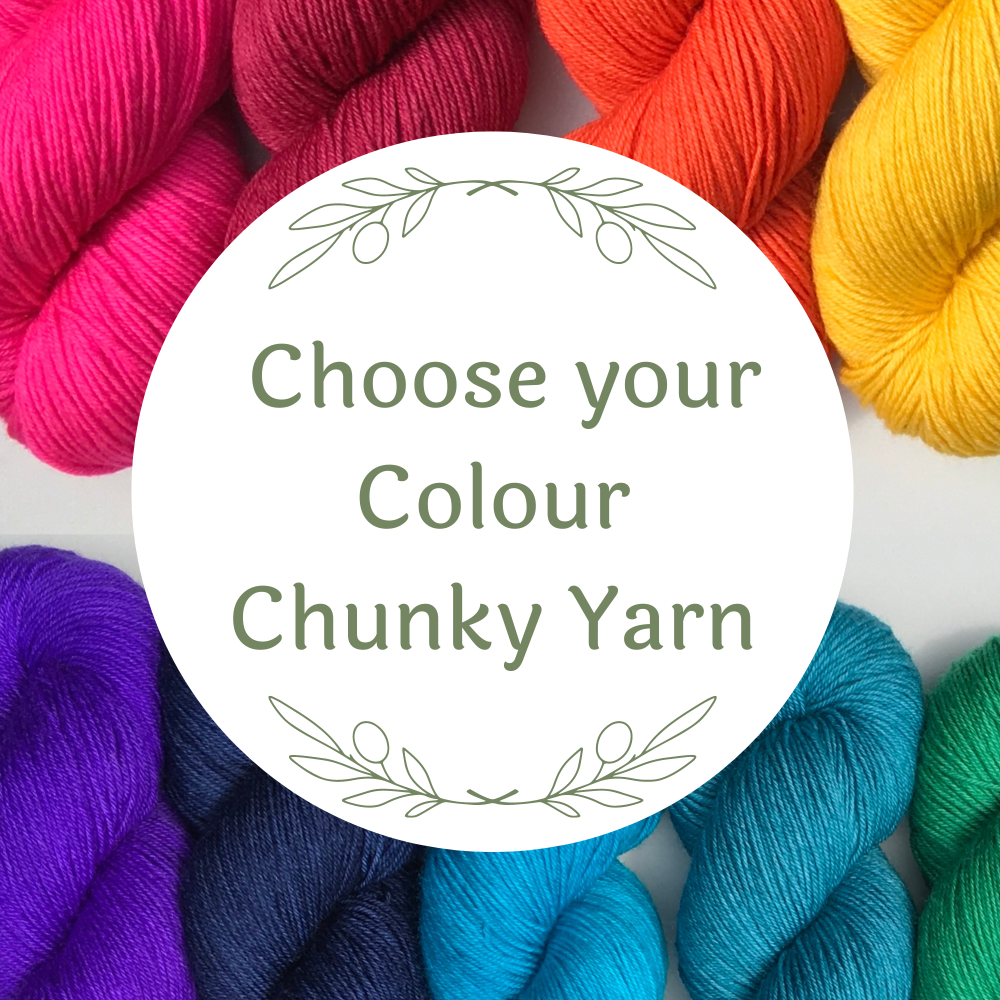 Chunky Merino Yarn - Dyed to order in a colour of your choice.