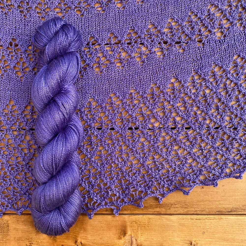 Lace Shawl Knitting Kit - The Beauty of the Rain