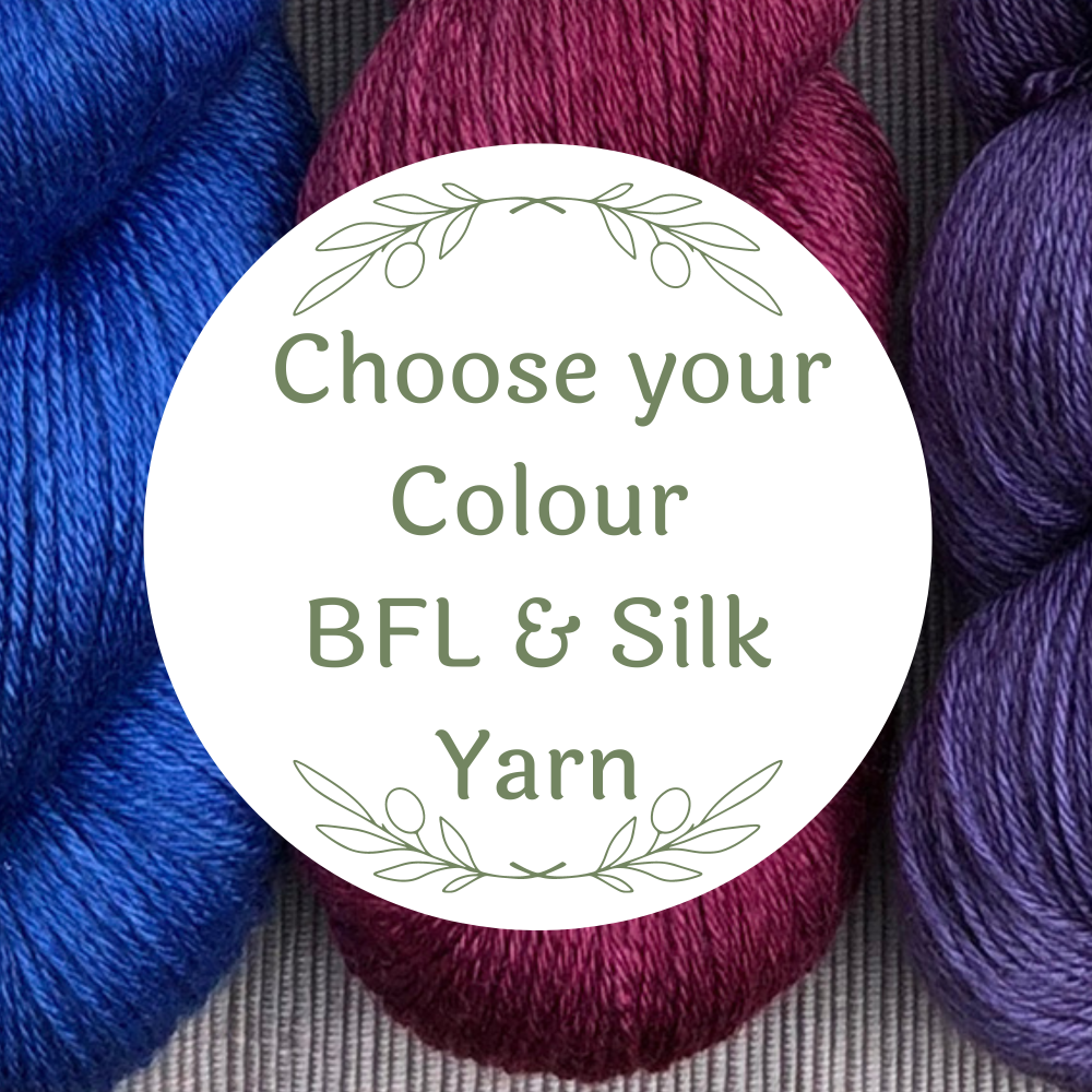 4 ply Silk and Bluefaced Leicester Yarn - Dyed to order in a colour of your