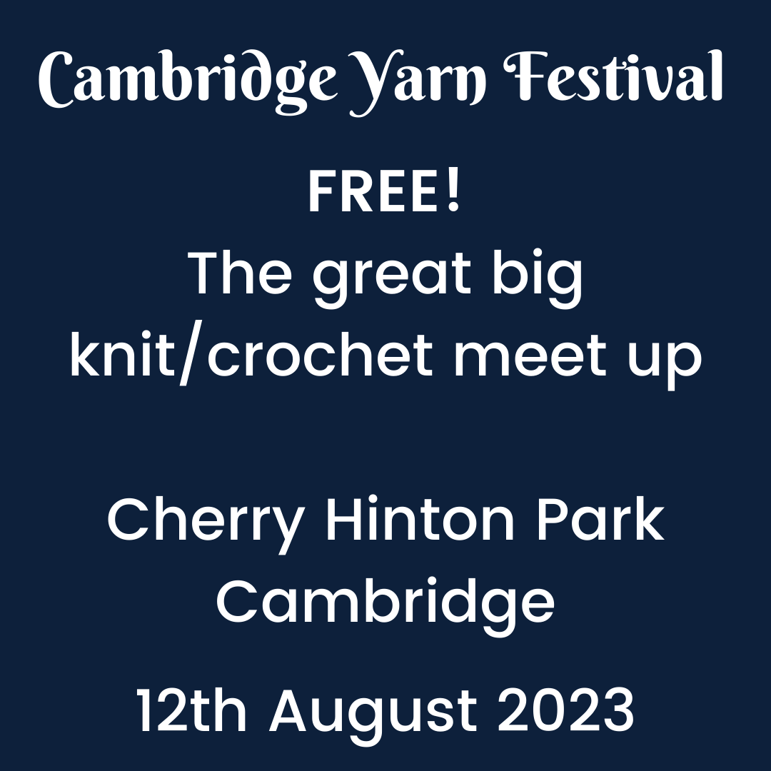 12th August 2023 – FREE - The great big knit/crochet meet up