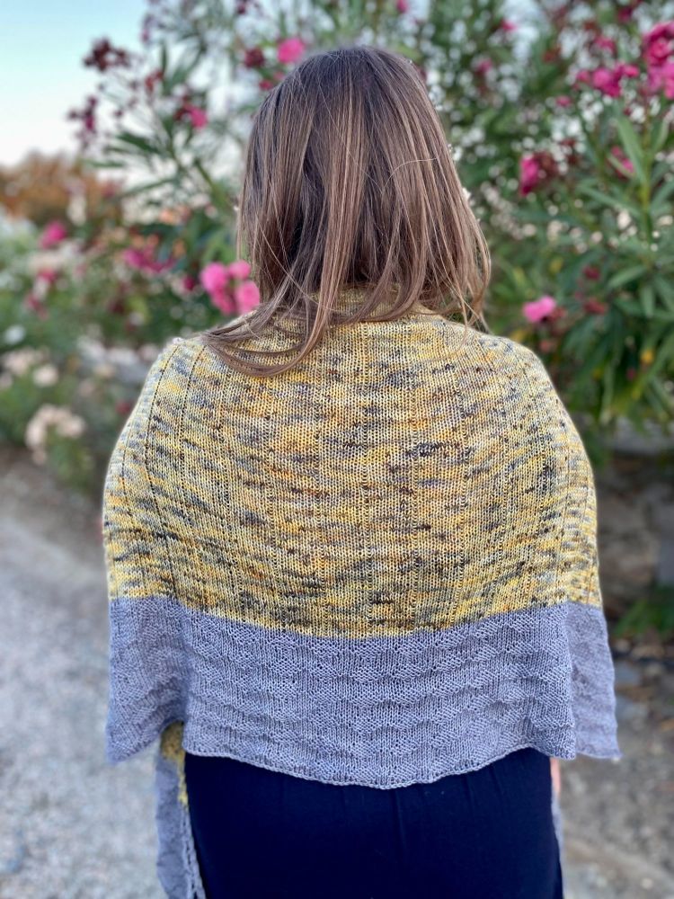 Shawl Knitting Kit - Record Collector (Choose your Colours)