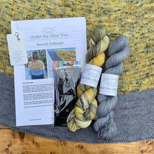 Shawl knitting kit