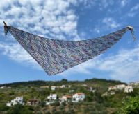 One Skein Shawl Knitting Pattern - Check 1-2