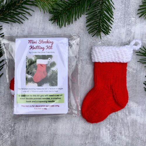 Christmas stocking knitting kit Christmas stocking knitting kit
