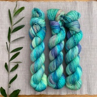 4 ply / Sock Yarn - Jade Garden