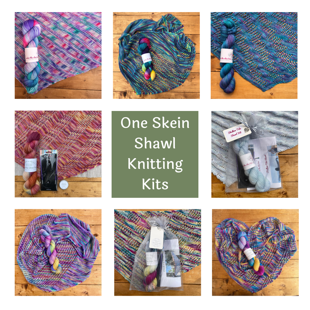 One Skein Shawl Knitting Kits