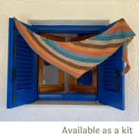 Shawl Knitting Pattern for Mini Skeins - Trastevere Shawl
