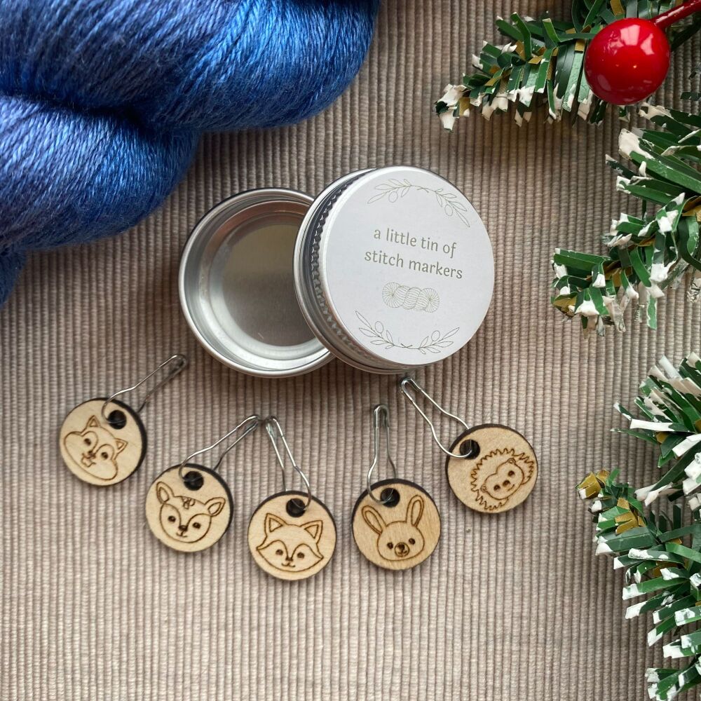 Forest Friends Stitch Markers