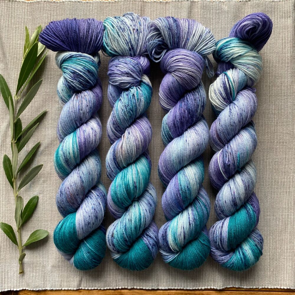 4 ply / Sock Yarn - Purple Veronica