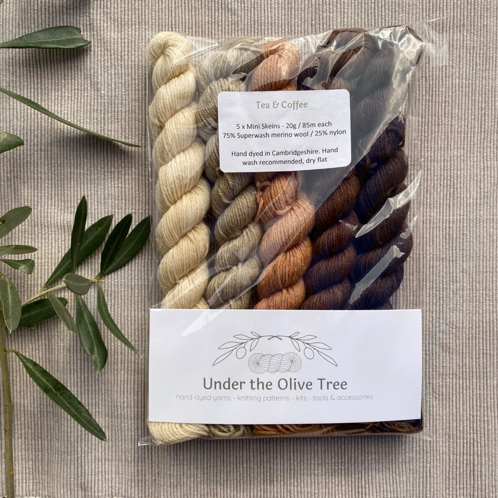 Mini Skein Set - Tea and Coffee