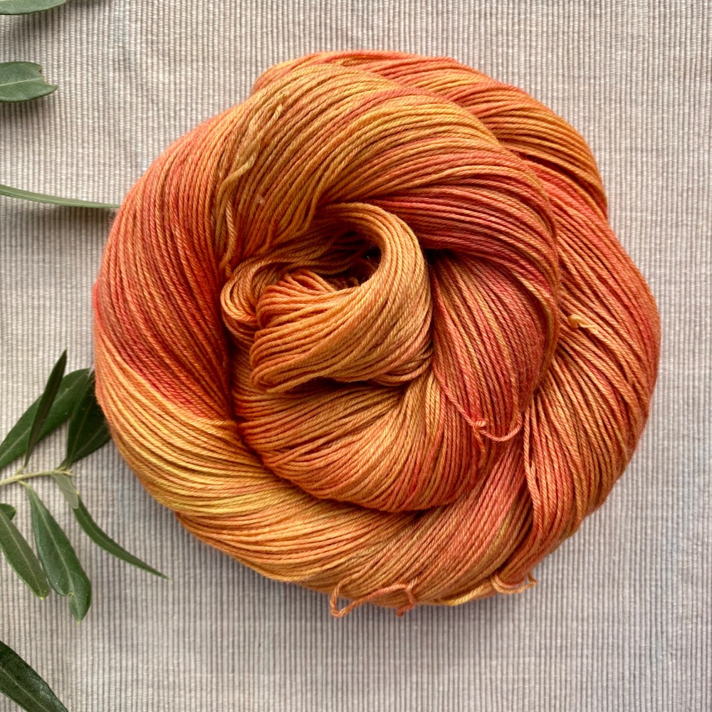 4 ply / Sock Yarn - Tigerlily