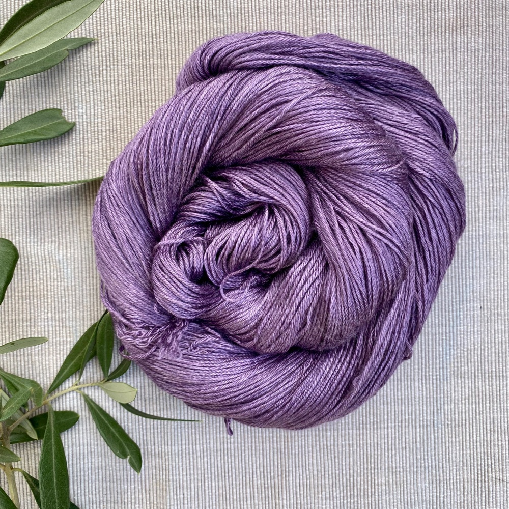 4 ply Silk and Merino Yarn - Heather