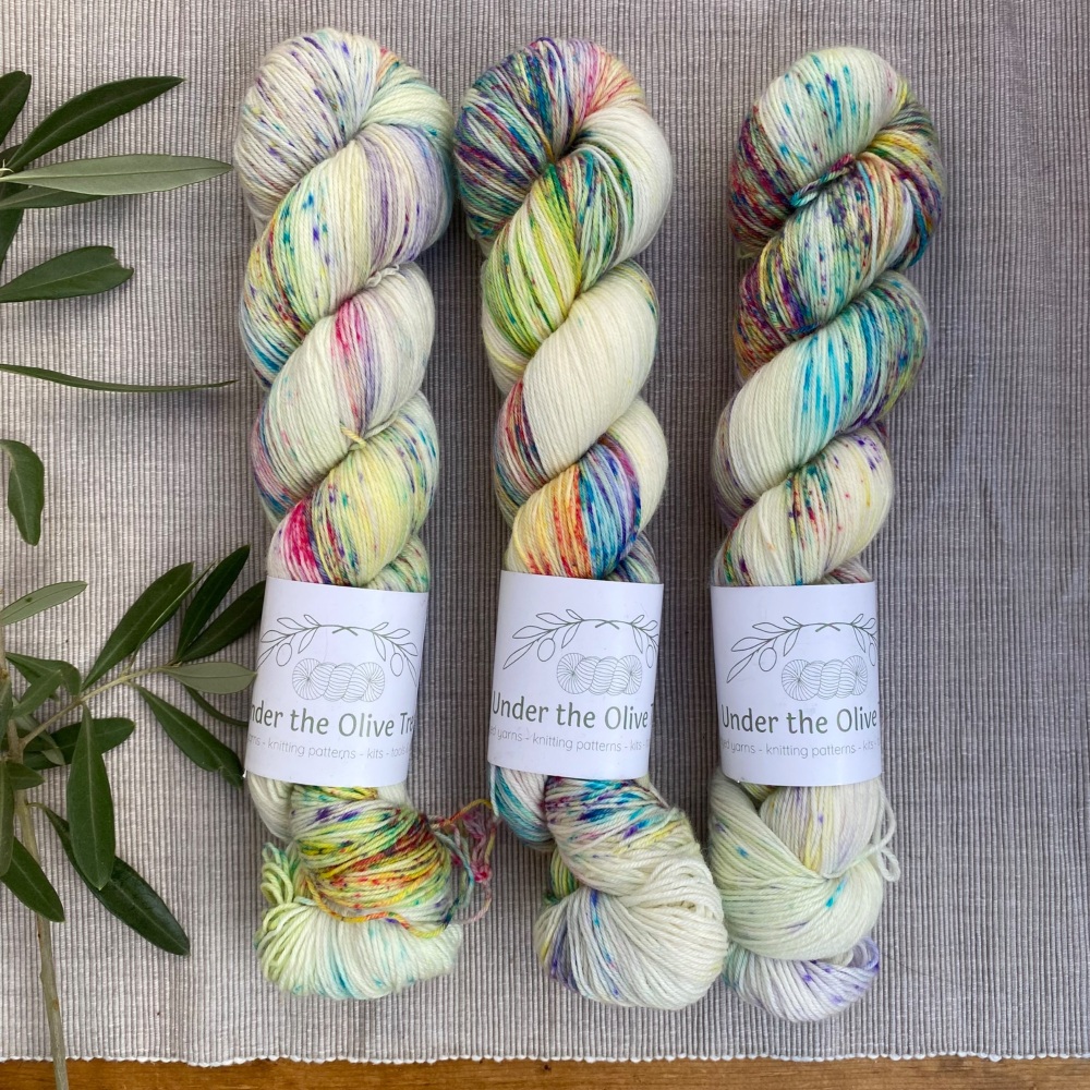 4 ply / Sock Yarn - Birthday Cake