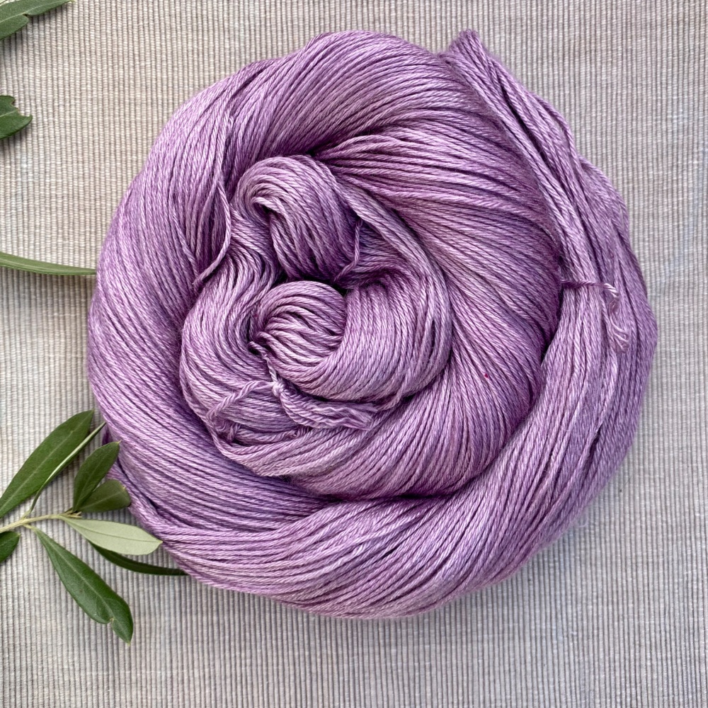 4 ply Silk and Merino Yarn - Wisteria