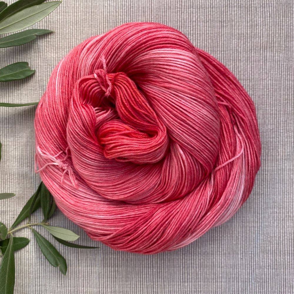 4 ply / Sock Yarn - Coral Rose