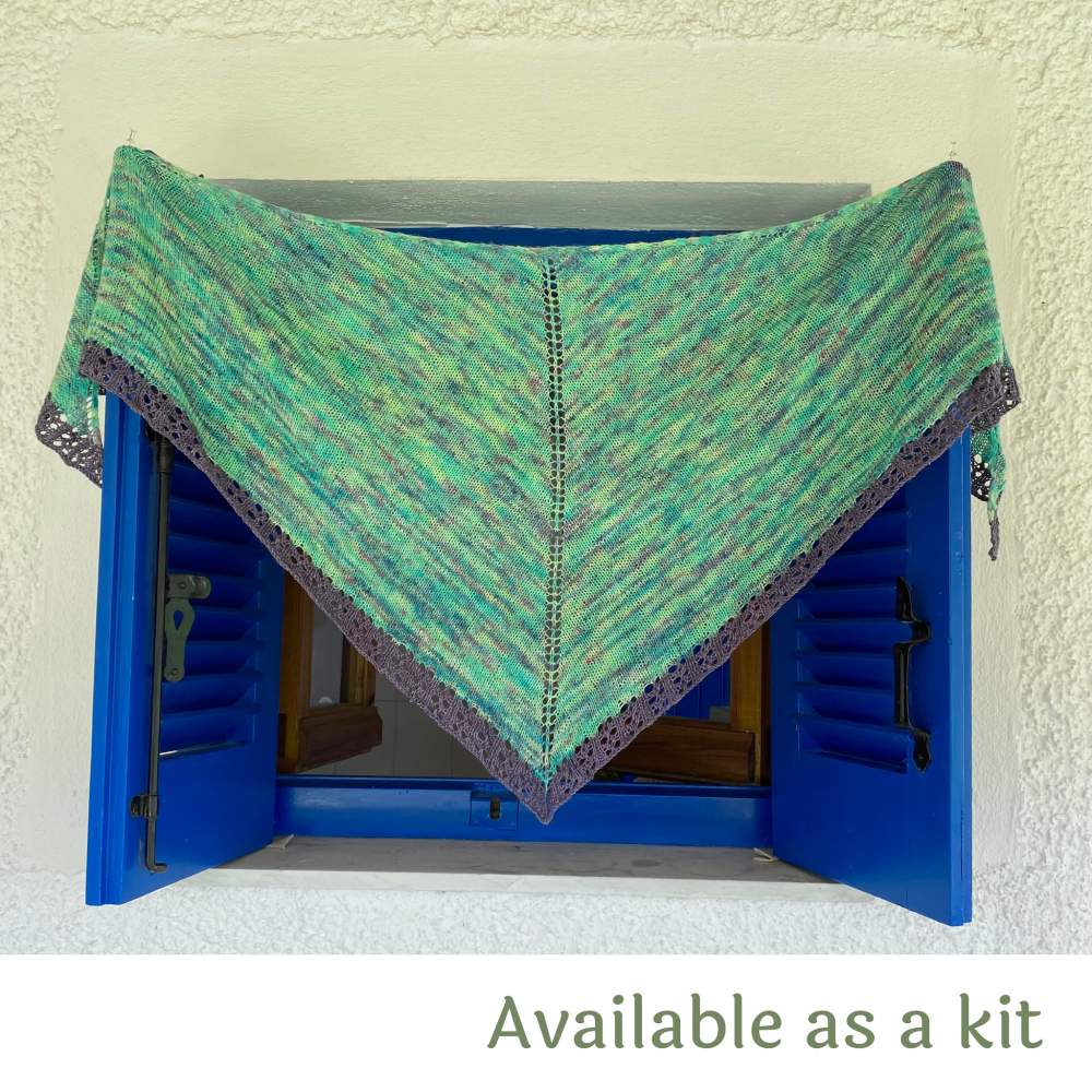 Shawl Knitting Pattern - Sunday Morning Shawl