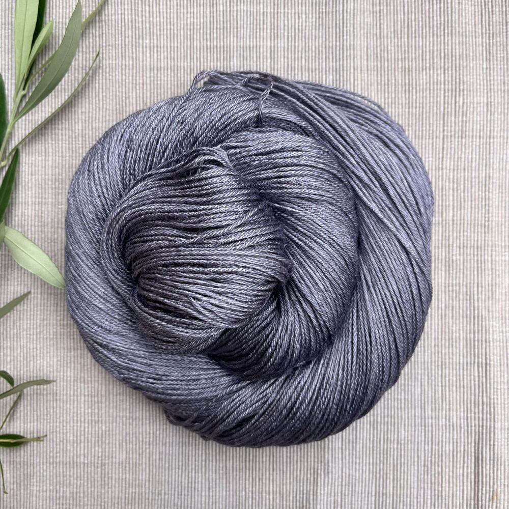 4 ply Silk and Merino Yarn - Purple Haze