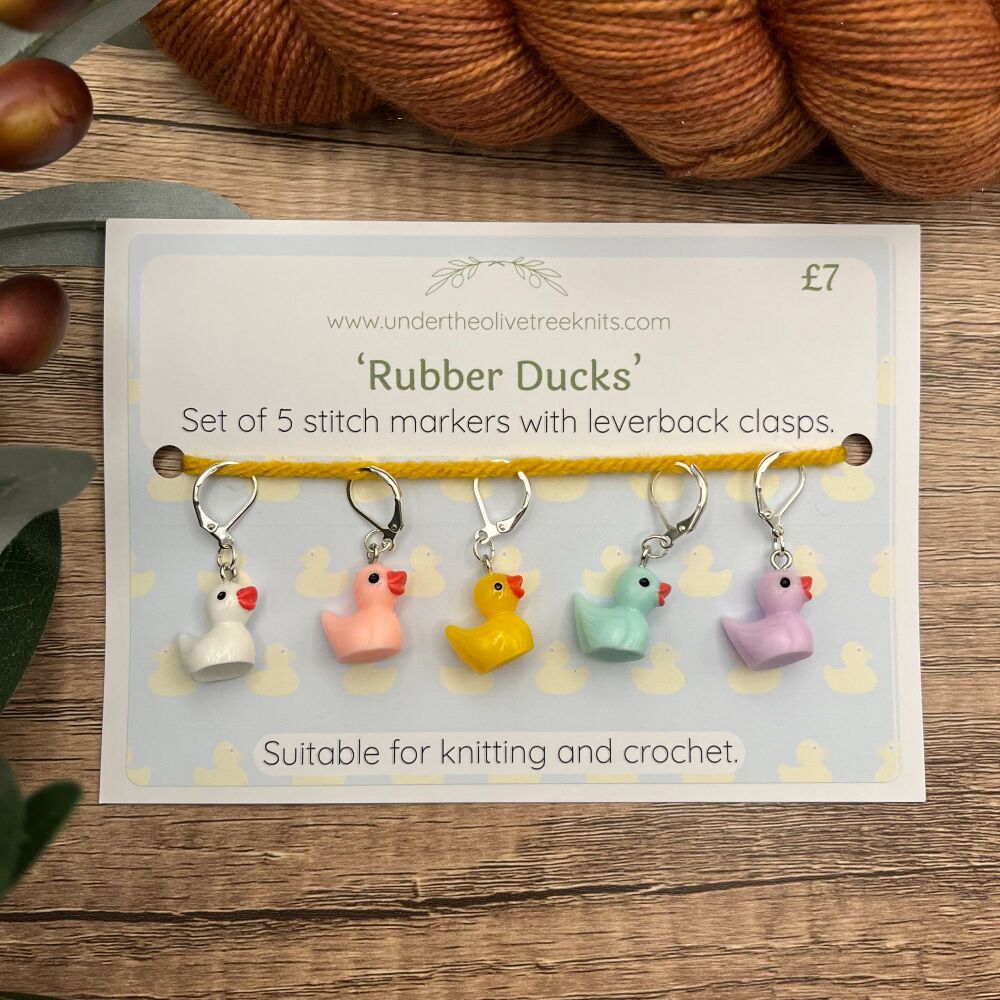 Rubber Duck Stitch Markers