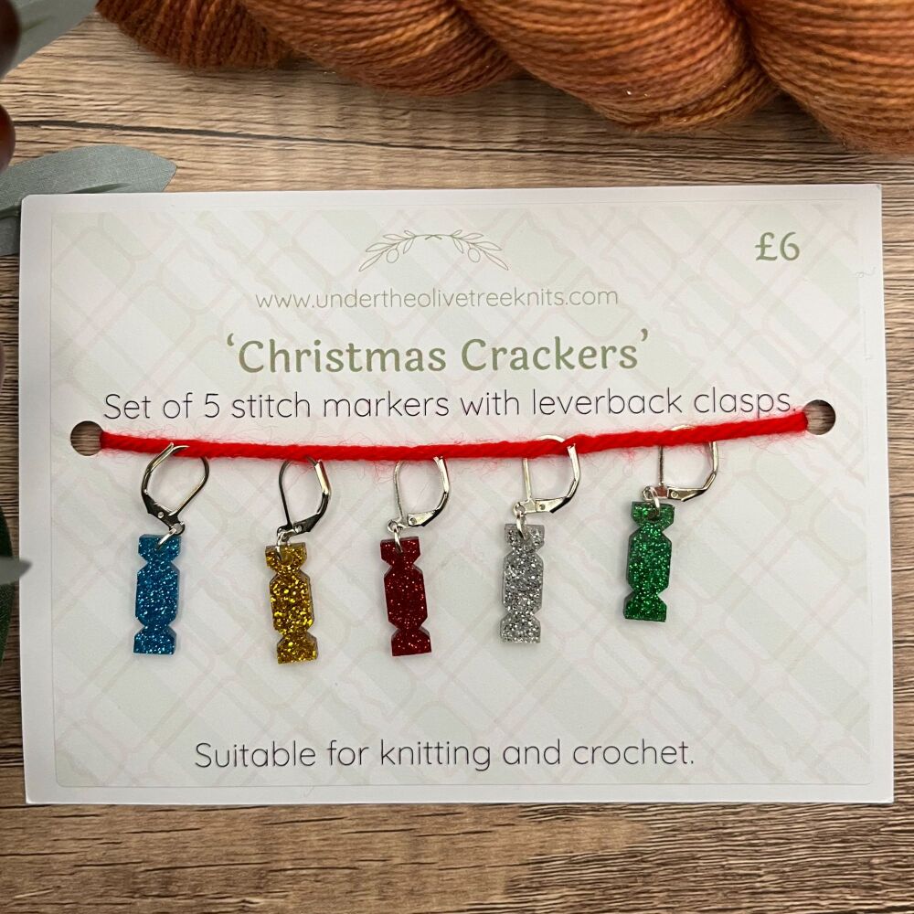 Christmas Cracker Stitch Markers