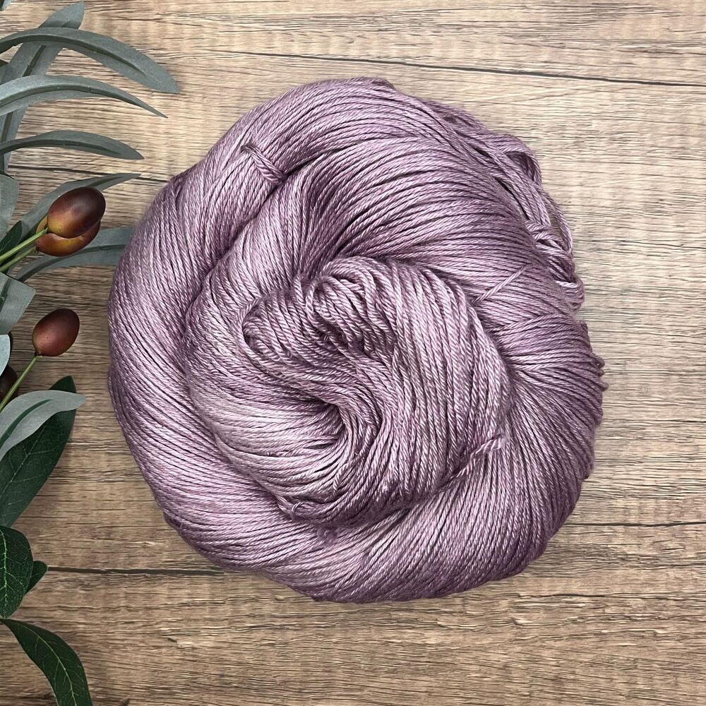 4 ply Silk and Merino Yarn - Dusty Rose