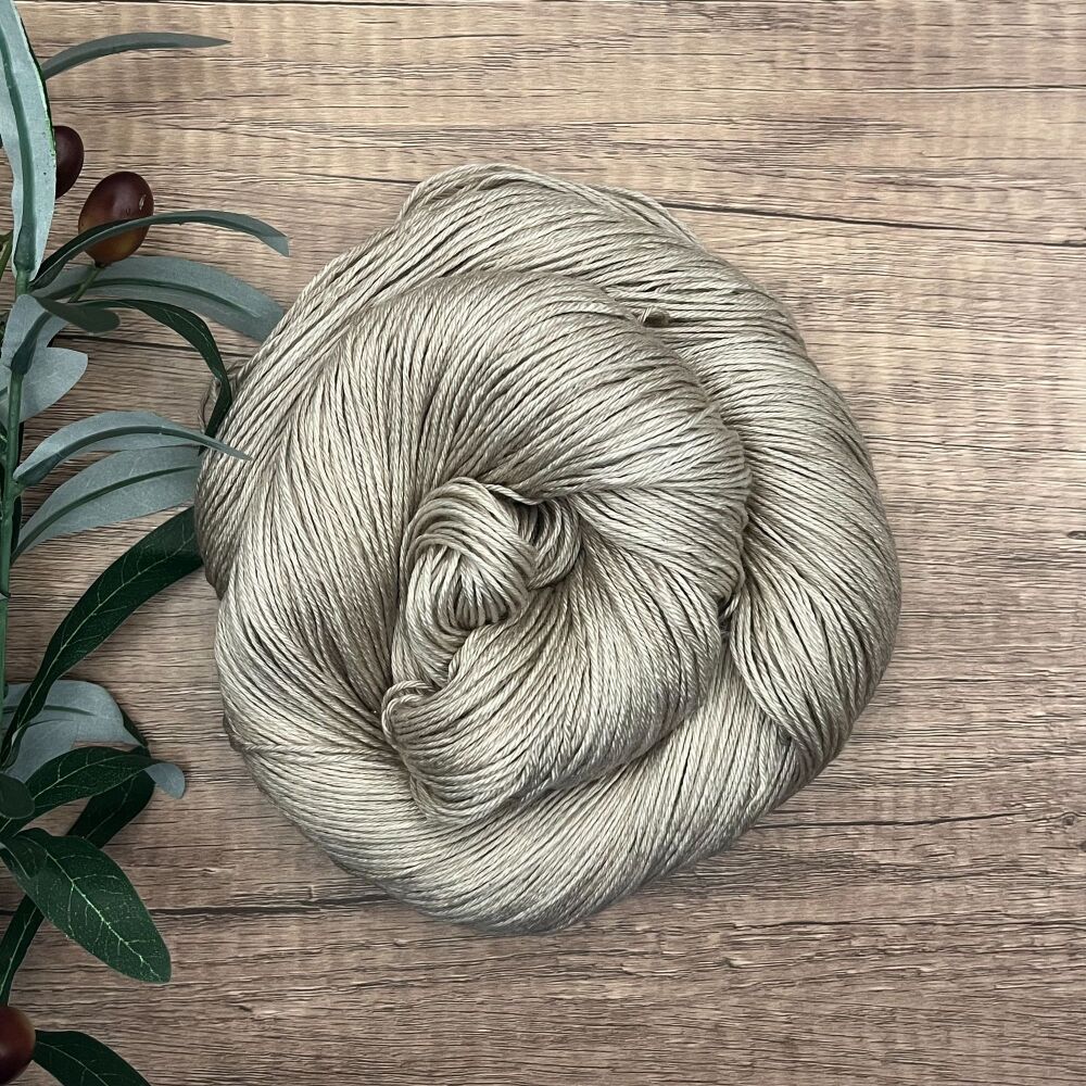 *Limited Edition* 4 ply Silk and Merino Yarn - Almond Silk
