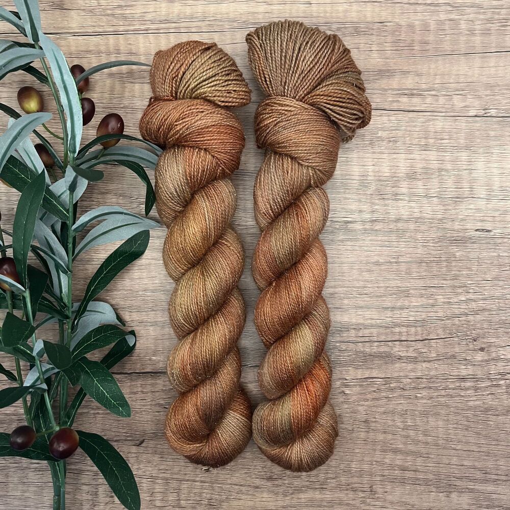 *Limited Edition* Silver Sparkle Sock / 4 ply Yarn - Pennies from Heaven