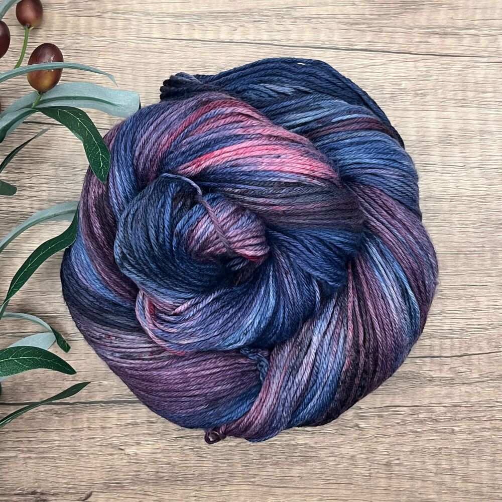 Double Knit Yarn - Roses at Midnight