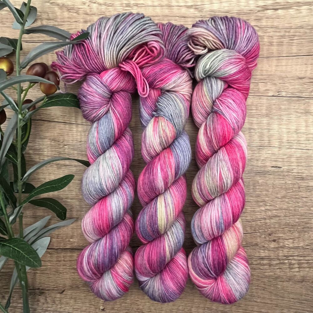 *Limited Edition* 4 ply / Sock Yarn - Hydrangea in Bloom