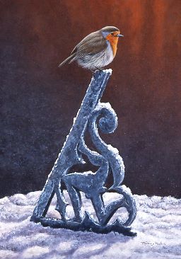 Winter's Time - Robin - Limited Edition Print By Jeremy Paul  