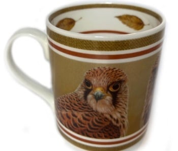 Kestrel - Luxury Fine Bone China Mug By Robert E Fuller