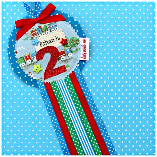 Train Rosette Badge