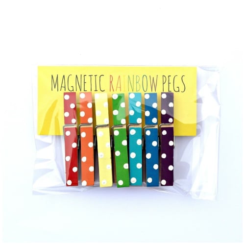 Magnetic Rainbow Pegs