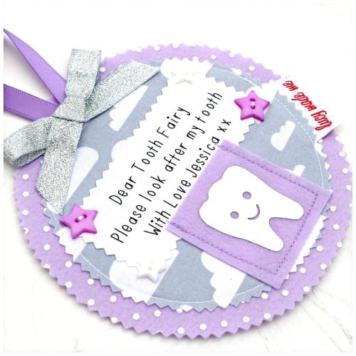Personalised Tooth Fairy Pocket Hanger