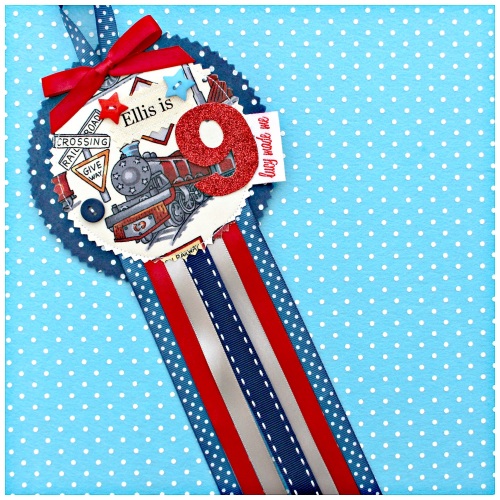 Train Rosette Badge