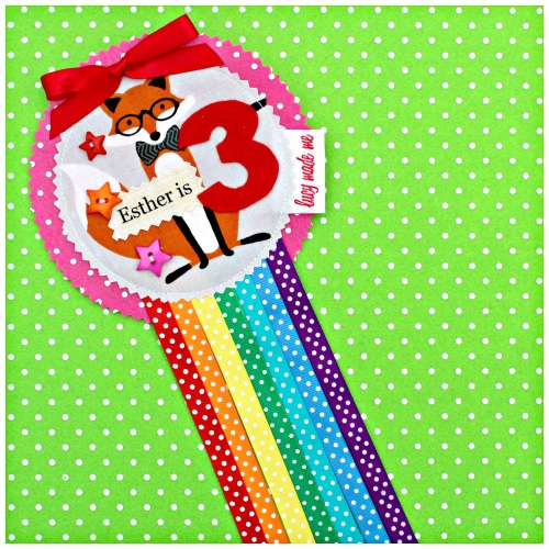 Fox Rosette Badge