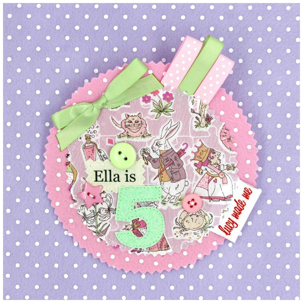Liberty Alice in Wonderland Badge £8.00-£12.00