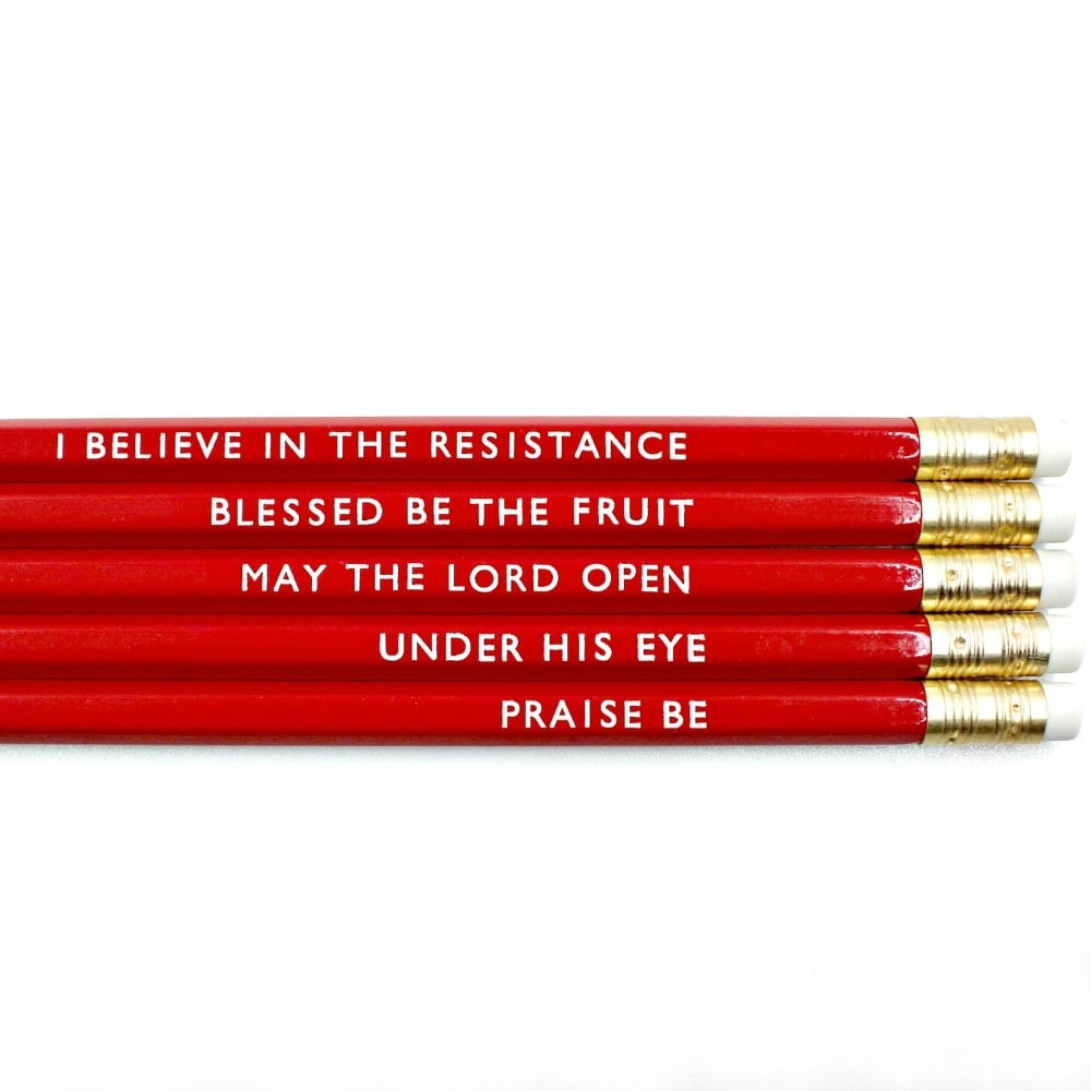 Handmaid's Tale Inspired Pencil Set