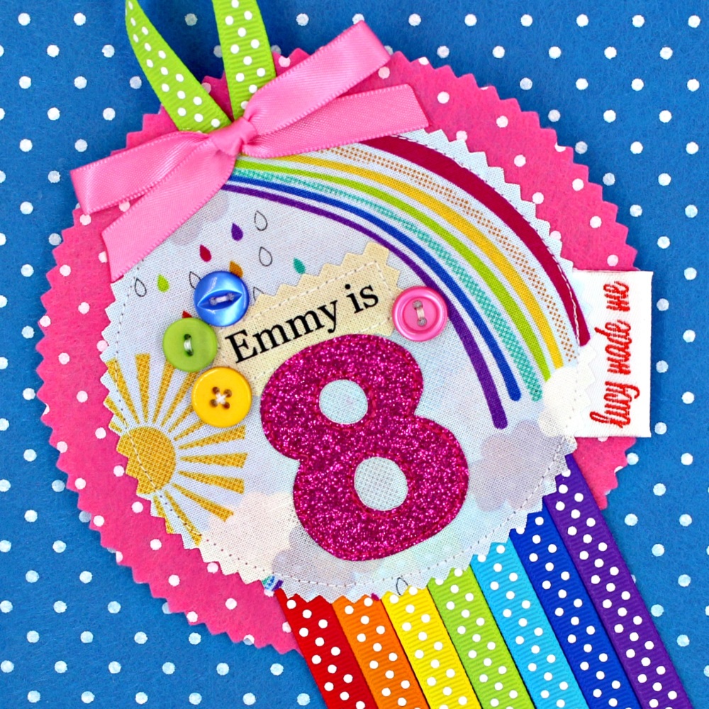 Rainbow Sunshine Badge 