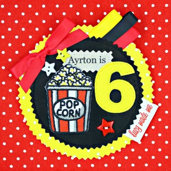 Popcorn Badge