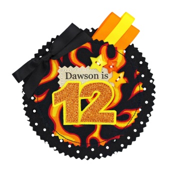 Fire Flames Badge