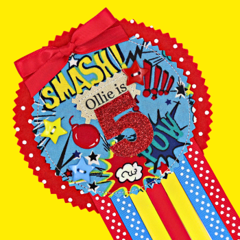 Superhero Blue Badge