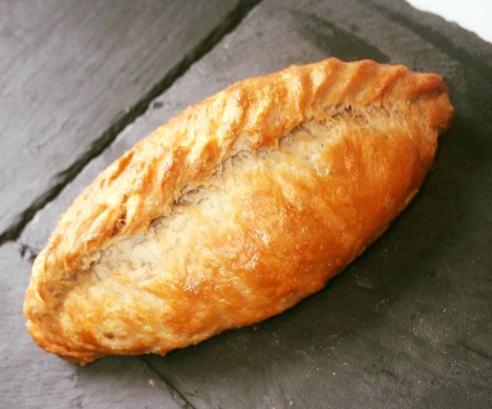 golden cooked cornish pasty