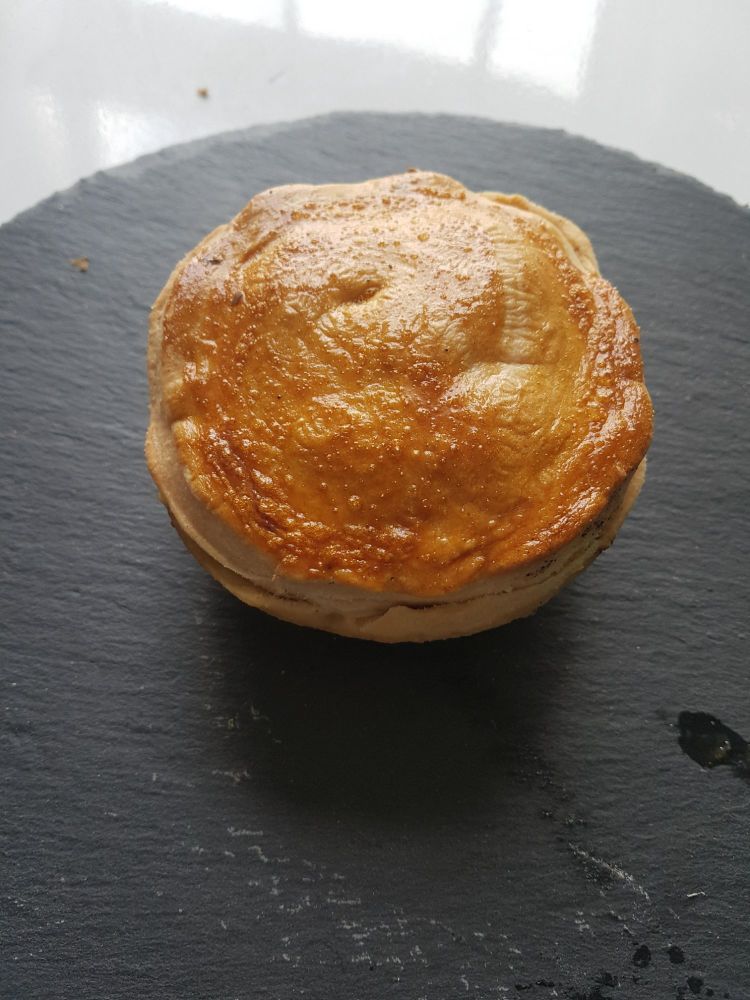 individual Egg and bacon pie