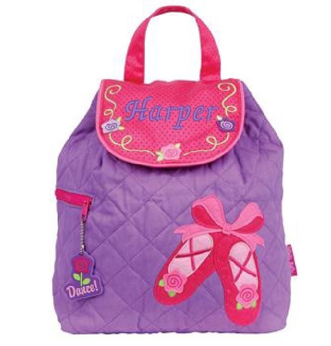 Children's Quilted Ballet Backpack