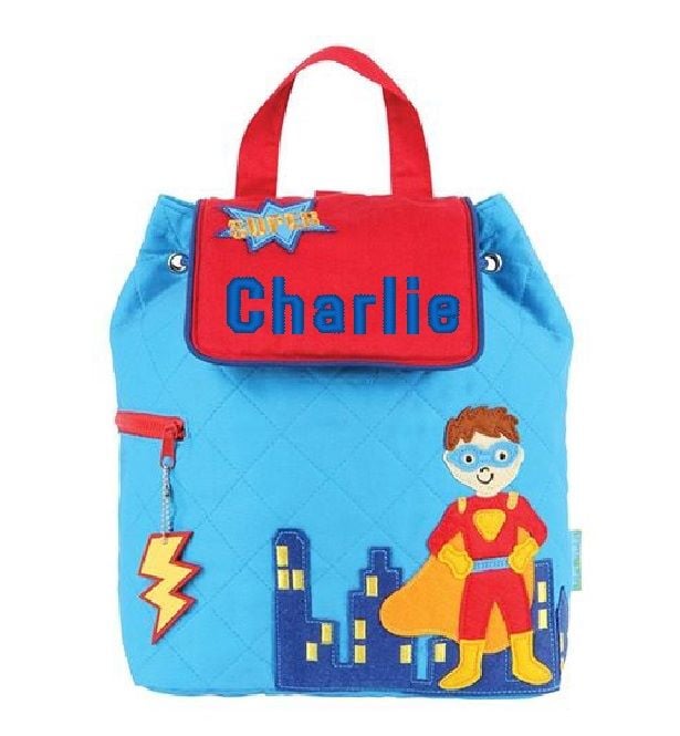 Children's Quilted Superhero Backpack