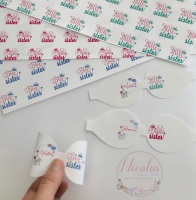 Little - Middle - Big sister personalised pre cut bow loops
