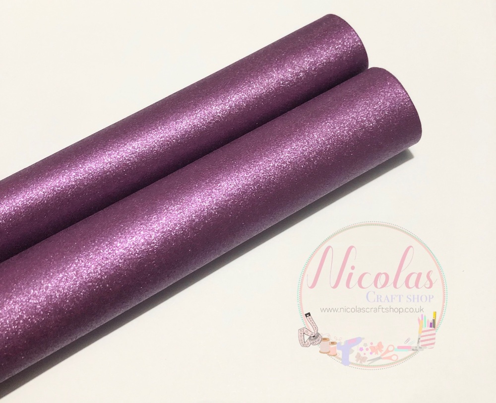 Pearlescent  Purple fabric sheet 